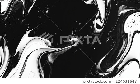 黑白大理石紋理背景 124031648
