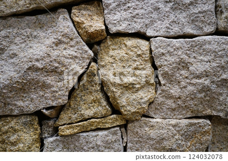 Background of stone wall texture 124032078