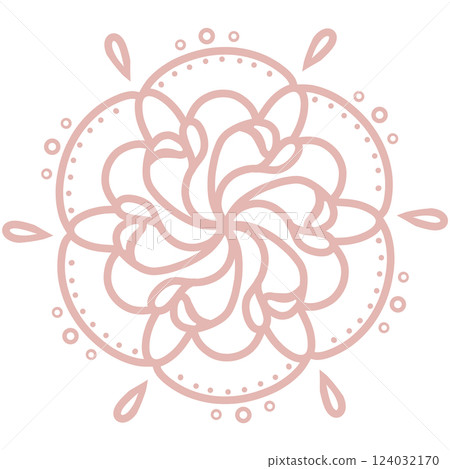 Pink rose-like lace Pink rose-like lace 124032170