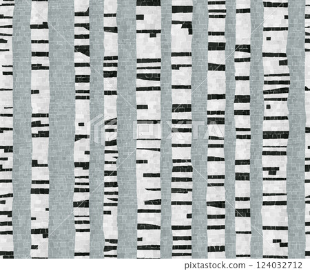 Birchwood forest mosaic pattern Birchwood forest mosaic pattern 124032712