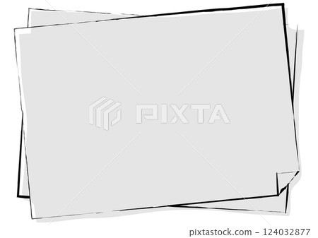 單色重疊紙框背景 單色重疊紙框背景 124032877