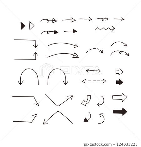 Simple arrow material set Simple arrow material set 124033223