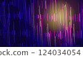 Technology Violet Background Design With Yellow Tones. Digital Presentation Backdrop 124034054