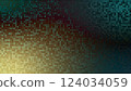 Dark Yellow Tech Background. Digital Design Print For Presentation 124034059