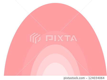 Pink semicircle divided gradient background 124034064