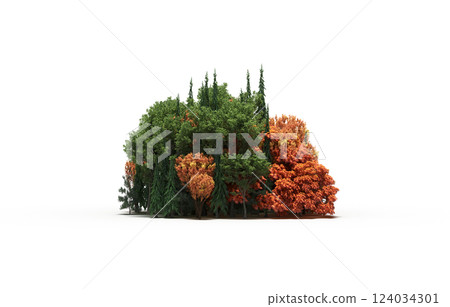 group of trees isolated on a transparent background, forest, sketch, outline illustration, cg render group of trees isolated on a transparent background, forest, sketch, outline illustration, cg render 124034301