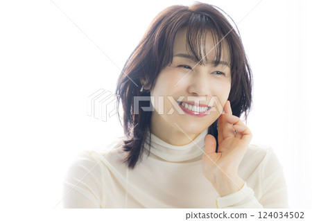 一個中年婦女的肖像 124034502