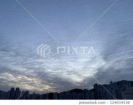 Busan Cityscape at Sunset 124034536