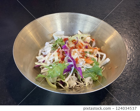 Cabbage Vegetable Salad 124034537