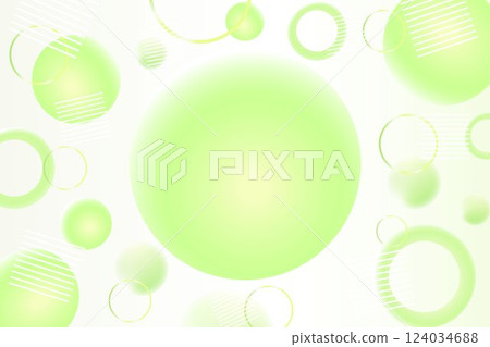 Business background illustration, young leaf yellow-green pop, futuristic space, modern, abstract, colorful wallpaper, melon color 124034688