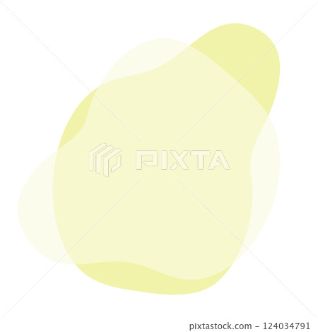 Hand drawn simple yellow shape frame Hand drawn simple yellow shape frame 124034791