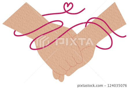 vector, heart, ribbon 124035076
