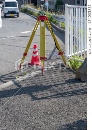 Road surveying Road surveying 124035281