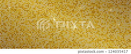 Abstract mosaic pattern for a nightclub or disco. Disco ball texture. Yellow gold shining backdrop. Gradient retro grid Vector illustration Abstract mosaic pattern for a nightclub or disco. Disco ball texture. Yellow gold shining backdrop. Gradient retro grid Vector illustration 124035417