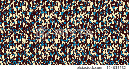  Camouflage pattern - seamless 124035582