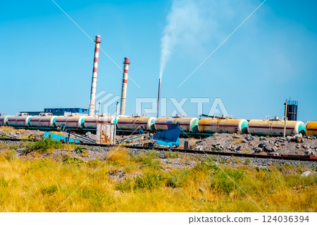 thermal power plant, cooling tower 124036394