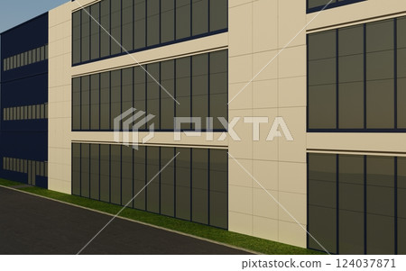 3d render exterior mall, exterior visualization, 3D illustration 3d render exterior mall, exterior visualization, 3D illustration 124037871