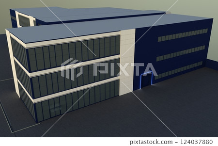 3d render exterior mall, exterior visualization, 3D illustration 3d render exterior mall, exterior visualization, 3D illustration 124037880