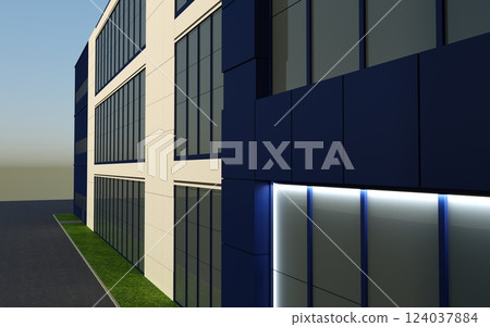 3d render exterior mall, exterior visualization, 3D illustration 3d render exterior mall, exterior visualization, 3D illustration 124037884