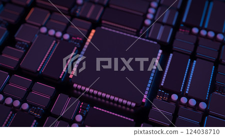 The Mother Board for Technology concept 3d Rendering. 124038710