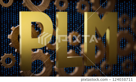 The PLM or Product Lifecycle Management for Business concept 3d Rendering. The PLM or Product Lifecycle Management for Business concept 3d Rendering. 124038711