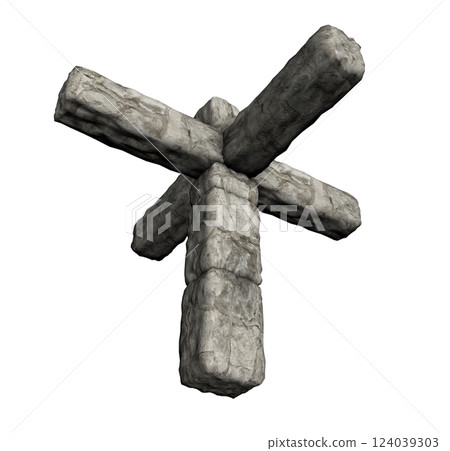 altar monument, 3d visualization, illustration 124039303