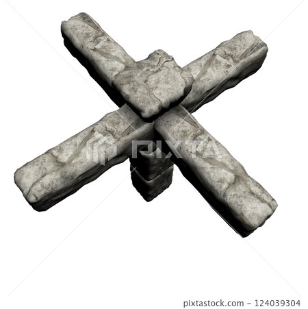 altar monument, 3d visualization, illustration altar monument, 3d visualization, illustration 124039304