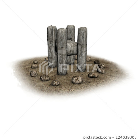 altar monument, 3d visualization, illustration altar monument, 3d visualization, illustration 124039305