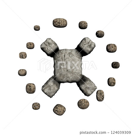 altar monument, 3d visualization, illustration 124039309