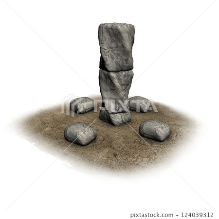 altar monument, 3d visualization, illustration altar monument, 3d visualization, illustration 124039312