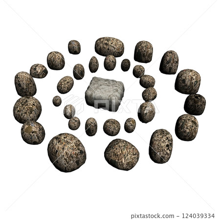 altar monument, 3d visualization, illustration 124039334