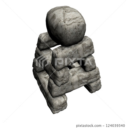 altar monument, 3d visualization, illustration 124039340