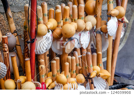 Souvenirs of the road to Santiago Compostela Souvenirs of the road to Santiago Compostela 124039908