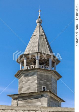 Wooden church on island Kizhi, Russia 124040059