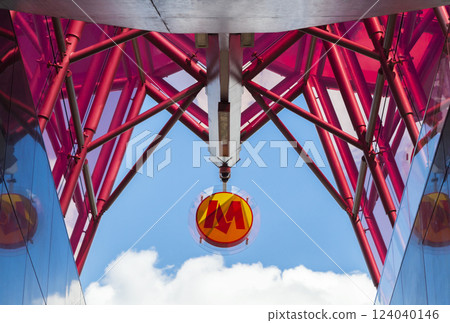 Metro entrance, view from inside, Warsaw Metro entrance, view from inside, Warsaw 124040146