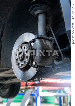Car service workshop. Car repair 124040217
