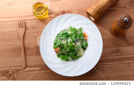 Stylish Watercress and Pomelo Salad Stylish Watercress and Pomelo Salad 124040421