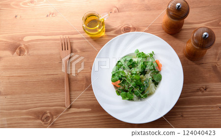 Stylish Watercress and Pomelo Salad Stylish Watercress and Pomelo Salad 124040423