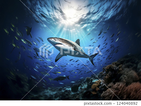 Shark AI generated image 124040892