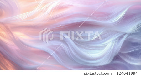 Hair texture strands blond light white, care concept for bleached hair 124041994