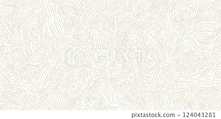 Vector white and gold line luxury organic pattern. Japanese style abstract wave, elegant water, contour, topography, cloud elegant texture. Premium fancy minimal template. 124043281