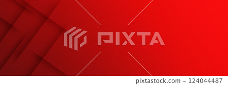 Abstract red background with geometric lines and grainy texture. 124044487