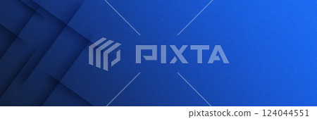 Abstract blue background with geometric lines and grainy texture. 124044551