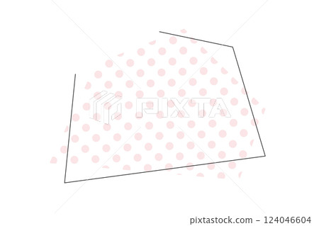 簡單的粉紅點框插圖 簡單的粉紅點框插圖 124046604