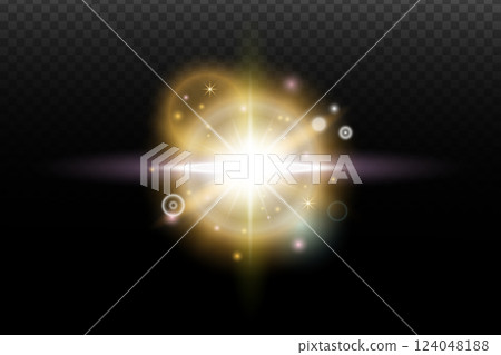 vector illustration of a light vector illustration of a light 124048188