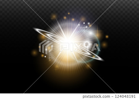 vector illustration of a glowing star vector illustration of a glowing star 124048191