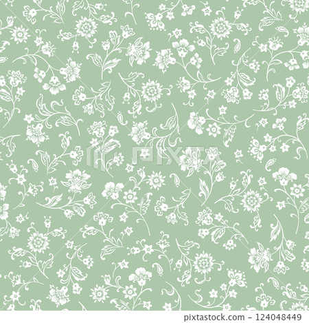 Chintz fabric, perfect for textiles and backgrounds, Chintz fabric, perfect for textiles and backgrounds, 124048449