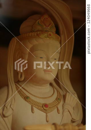 寺廟中供奉的仁王尊像 124049668