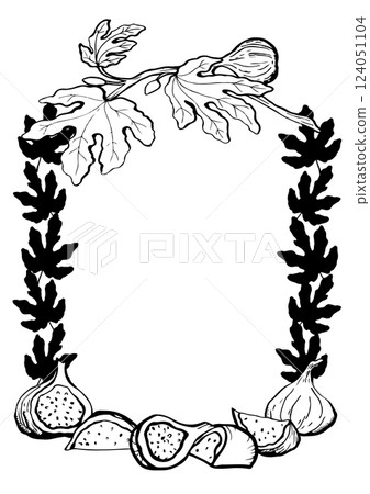 figs border-frame vector ink 124051104