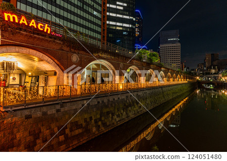 Akihabara Manseibashi Bridge night view 124051480